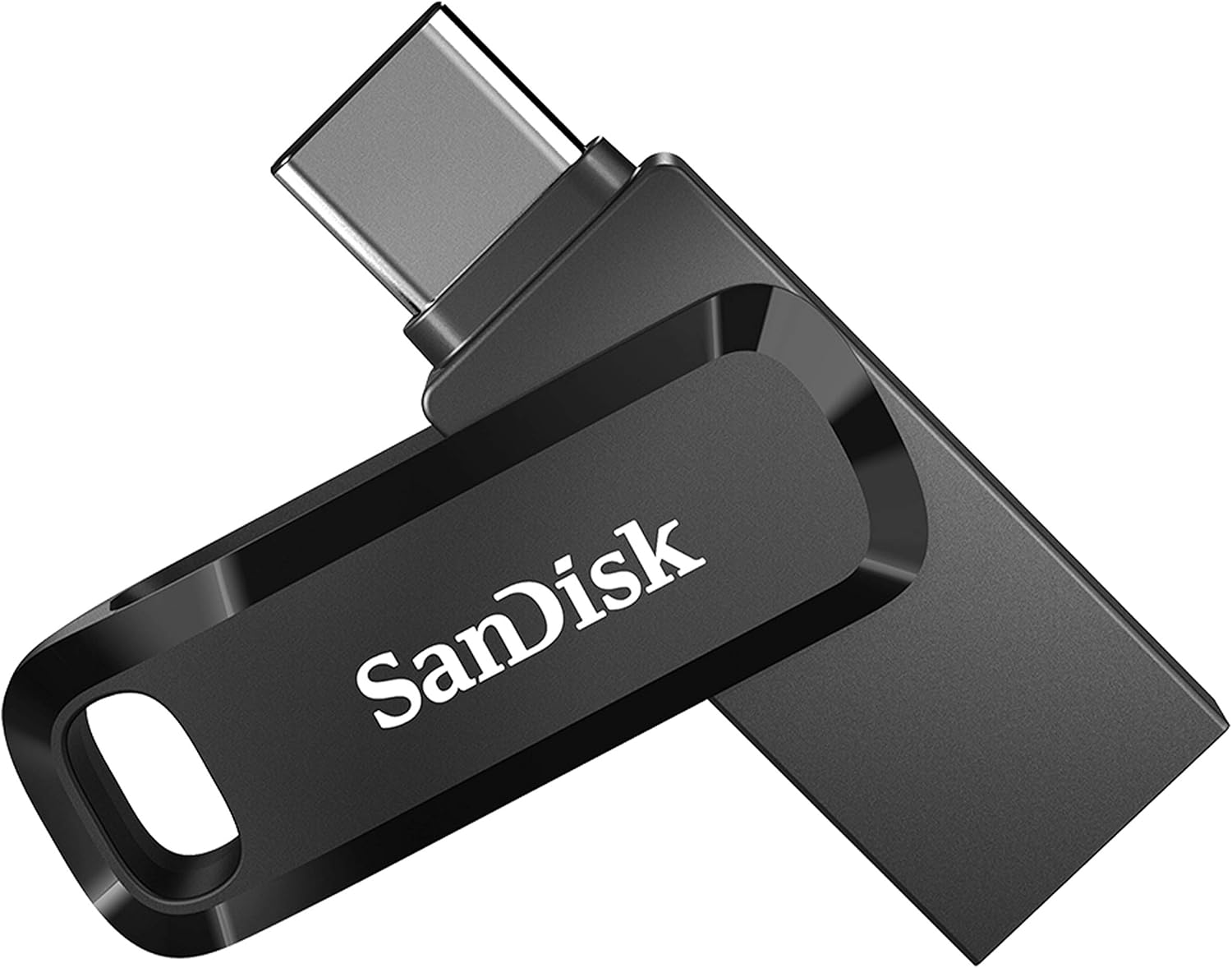 SanDisk 128GB Ultra Dual Drive Go USB Type-C Flash Drive, Black – SDDDC3-128G-G46