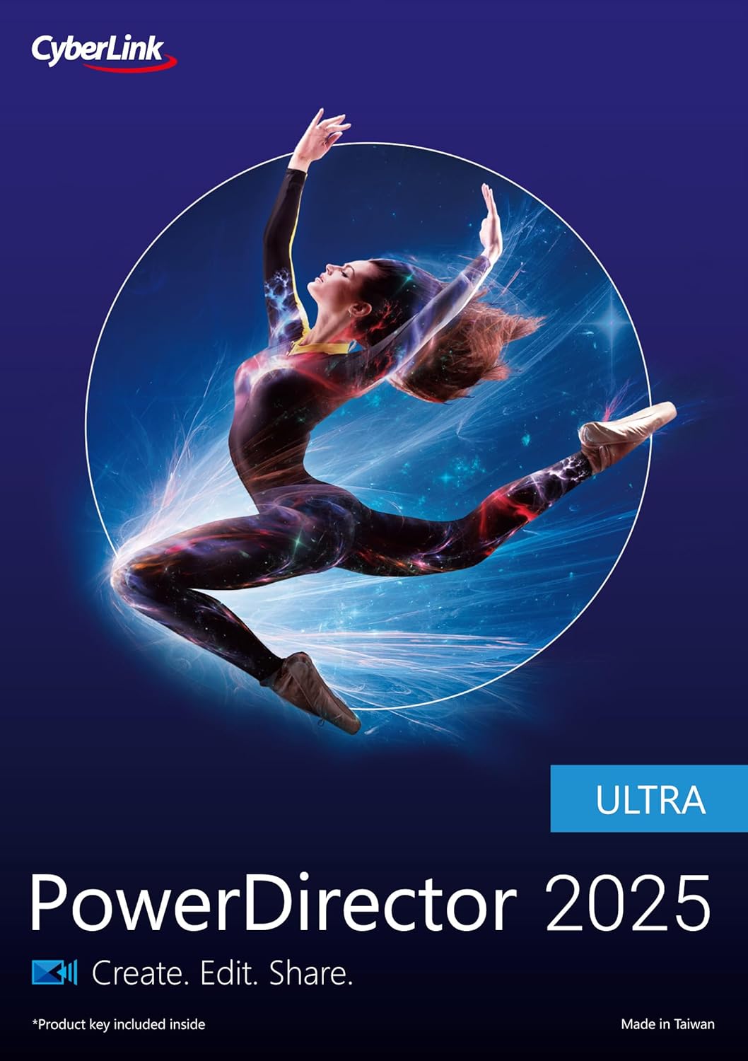 CyberLink PowerDirector 2025 Ultra | Easy AI Video Editing | Easy-to-Use Video Editing Software for Windows With Visual Effects | Slideshow Maker | Screen Recorder [PC Online code]