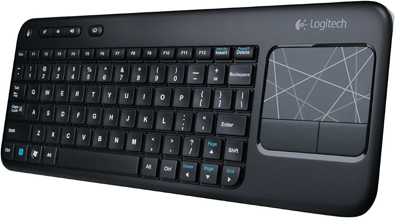 Logitech Wireless Touch Keyboard K400 with Built-In Multi-Touch Touchpad
