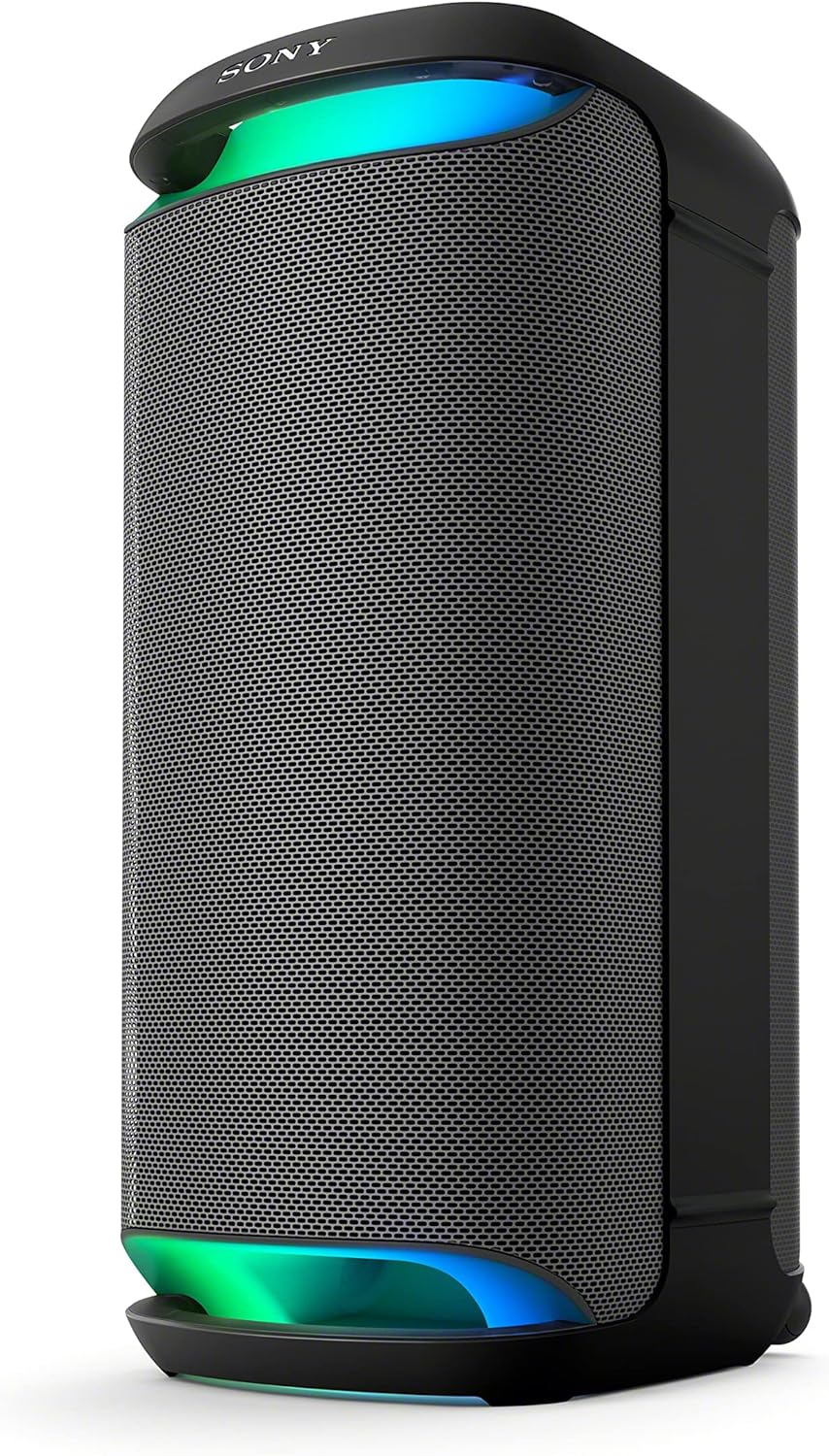 Sony SRS-XV800 X-Series Wireless Portable Bluetooth Karaoke Party Speaker IPX4 splash-resistant with 25 Hour-Battery, Built-in Handle and Wheels, Omnidirectional Sound, and Ambient Lights