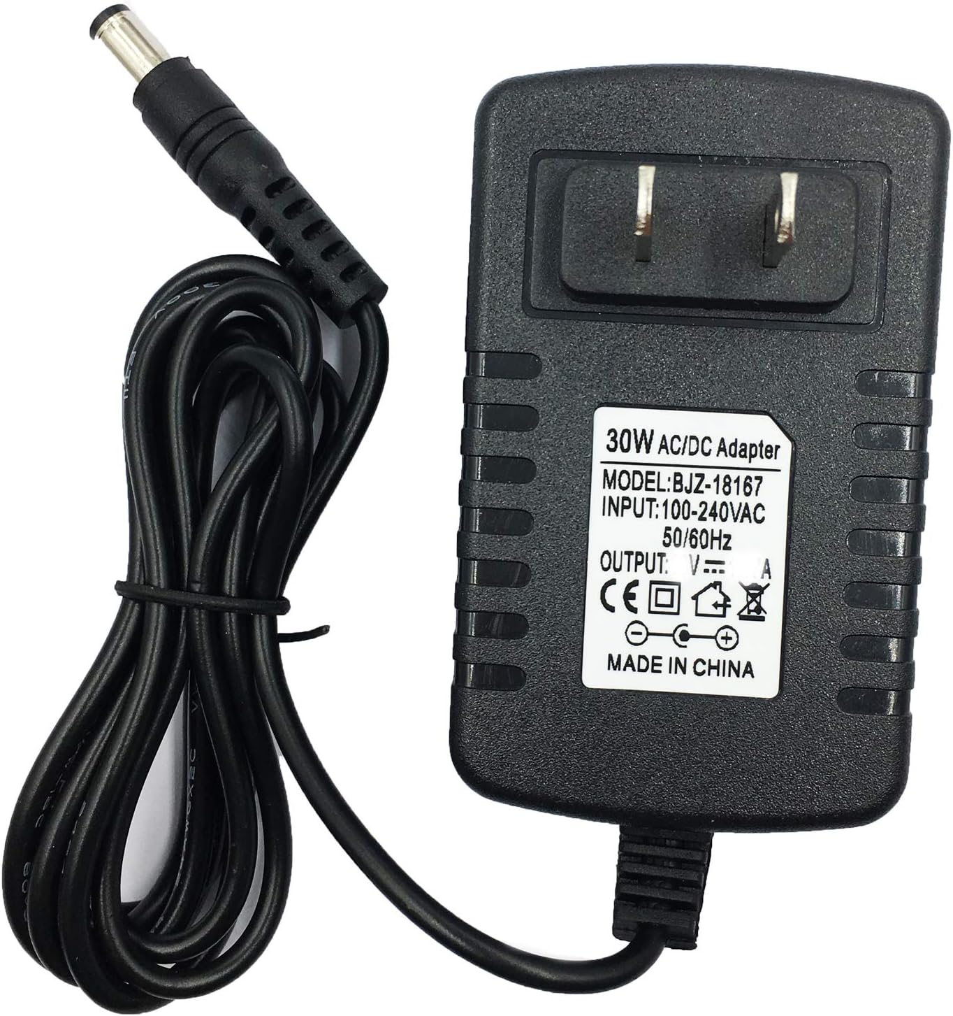 30W Power Cord Adapter Replacement for Echo Show 8, Echo Show 2nd Gen, Echo 3rd Gen, Echo Plus 2nd Gen and Echo Show 10 (3rd Gen), AC Power Supply