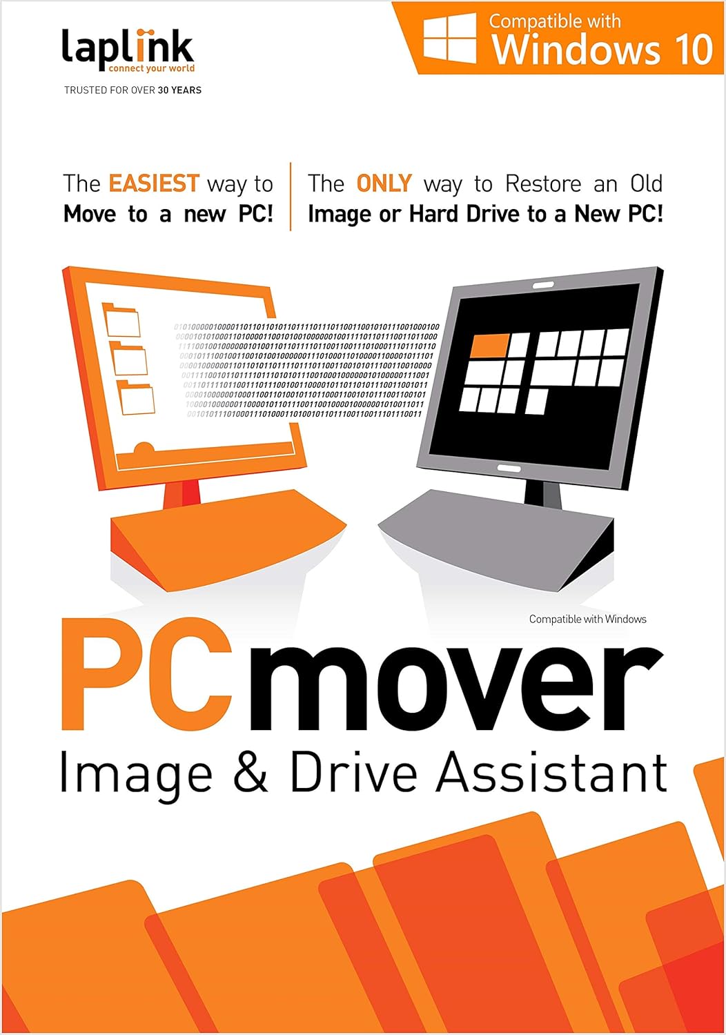 Laplink PCmover Image & Drive Assistant | Instant Download | Single Use License | Restores a PC Image (Backup) or Old Hard Drive to Your New PC [PC Download]